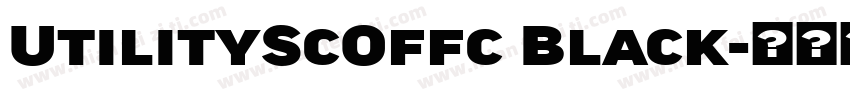 UtilityScOffc Black字体转换